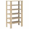 vidaXL Shoe Rack Sonoma Oak 61x32x105 cm Engineered Wood