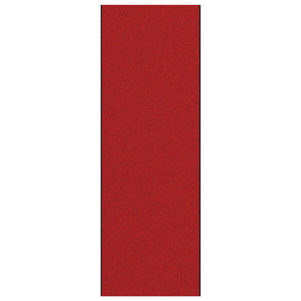 vidaXL Doormat Other Red and Black 120 x 350 cm Polyamide and PVC