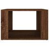 vidaXL Bedside Table Brown Oak 57x55x36 cm Engineered Wood