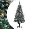 vidaXL Artificial Christmas Tree with 300 LEDs with Stand Green 180 cm
