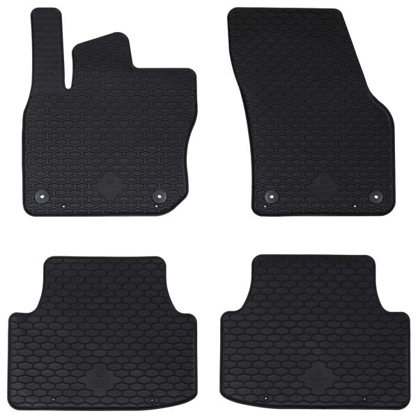 vidaXL Car Mat 4 pcs Black suitable for VW TIGUAN TDI 2024- Rubber