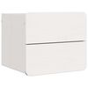 vidaXL Bedside Table 2 pcs White 39 x 34 x 33 cm Solid pinewood