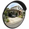 vidaXL Outdoor Convex Traffic Mirror Black &Oslash;45 cm Polycarbonate