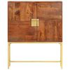 vidaXL Highboard 80x30x100 cm Solid Acacia Wood