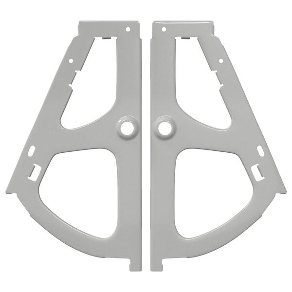 vidaXL Flip Drawer Hinge 2 pcs Silver 235 x 155 x 30 mm Iron