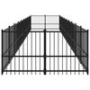 vidaXL Outdoor Dog Kennel Steel 18.77 m²