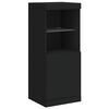 vidaXL Sideboard with LED Lights Black 41x37x100 cm