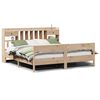 vidaXL Bookcase Bed without Mattress 180x200cm Super King Solid Wood Pine
