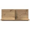 vidaXL Wall Cabinet 70x16.5x30 cm Artisian Oak Engineered Wood