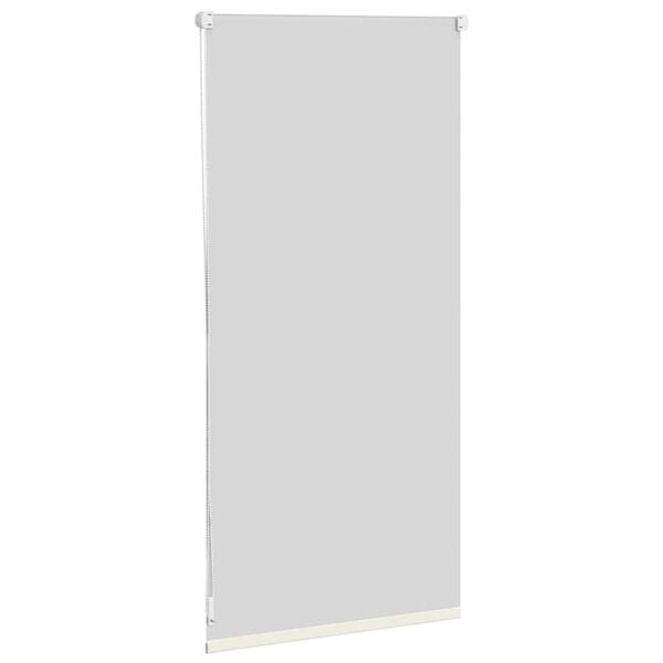vidaXL Roller Blind Blackout 44.4x100 cm Fabric Width 40 cm Off White