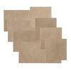 WallArt Leather Tiles Borret Sandy Beige 32 pcs