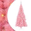 vidaXL Christmas Tree with 300 LEDs with Stand Pink 240 cm PVC