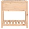 vidaXL Planter with Shelf 82.5x54x81 cm Solid Wood Pine