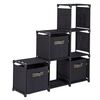Bo-Camp Camping Cabinet with 3 Drawers Troutman Black