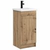vidaXL Bathroom Vanity with Sink Artisan Oak 42 x 40 x 84.5 cm