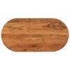 vidaXL Table Top 100x50x2.5 cm Oval Solid Wood Acacia