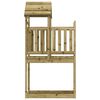 vidaXL Play Tower Brown 52.5 x 110.5 x 214 cm Solid Impregnated Wood