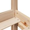 vidaXL Bed Frame without Mattress 90x190 cm Single Solid Wood Pine