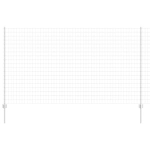 vidaXL Welded Wire Fence 10 x 1.4 m (W x H) Hot-Dip Galvanised Steel