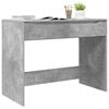 vidaXL Desk with Drawer Concrete Grey 100 x 50 x 78 cm Engineered Wood