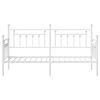 vidaXL Daybed Frame White 75 x 190 cm Steel