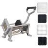 vidaXL Potato Chipper Stainless Steel Cast Aluminium 9.5/12 mm