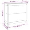 vidaXL Garden Planter 82.5x40x78 cm Solid Wood Pine