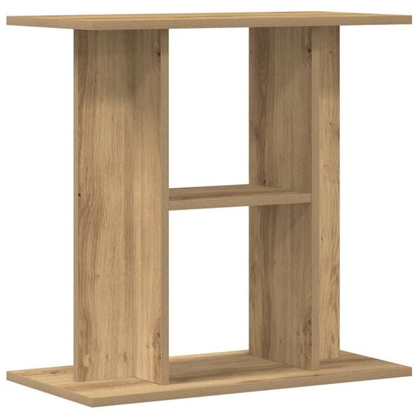 vidaXL Aquarium Stand Artisan Oak 60x30x60 cm Engineered Wood