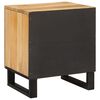vidaXL Bedside Cabinet Natural 40 x 33 x 46 cm