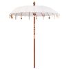 vidaXL Balinese Parasol with Base 260 180-190 cm