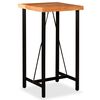 vidaXL Bar Table Solid Acacia Wood 60x60x107 cm
