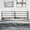 vidaXL Metal Headboard Black 135 cm