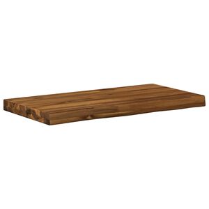 vidaXL Live Edge Table Top 40 x 20 x 3.2 cm Rectangular