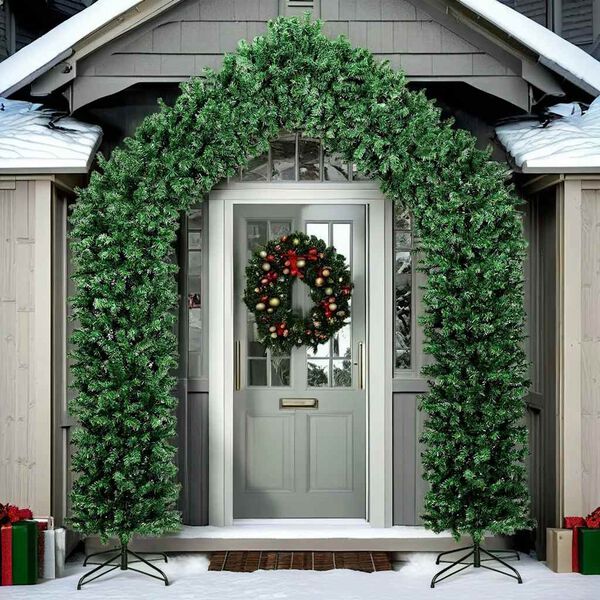vidaXL Christmas Tree Arch Green 270 cm