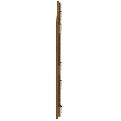 vidaXL Wall Headboard Honey Brown 159.5x3x60 cm Solid Wood Pine