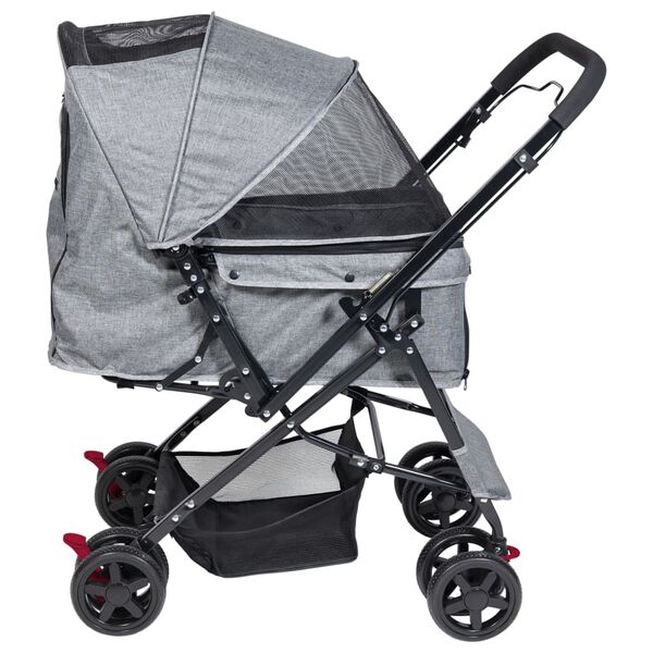 Animal Boulevard Pet Buggy Travel S 77x52x95 cm Grey