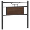 vidaXL Headboard Brown Oak 90 cm Engineered Wood and Steel