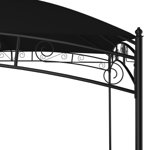 vidaXL Garden Gazebo 4x3 m Anthracite 180 g/m&sup2;