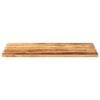 vidaXL Table Top 100x60x2.5 cm Rectangular Solid Wood Rough Mango