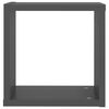 vidaXL Wall Cube Shelves 6 pcs Grey 30x15x30 cm