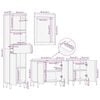 vidaXL 4 Piece Bathroom Furniture Set Solid Wood Mango