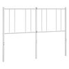 vidaXL Metal Replace Headboard White 120 cm