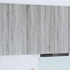 vidaXL Hanging Cabinet Grey Sonoma 30 x 31 x 100 cm Engineered Wood