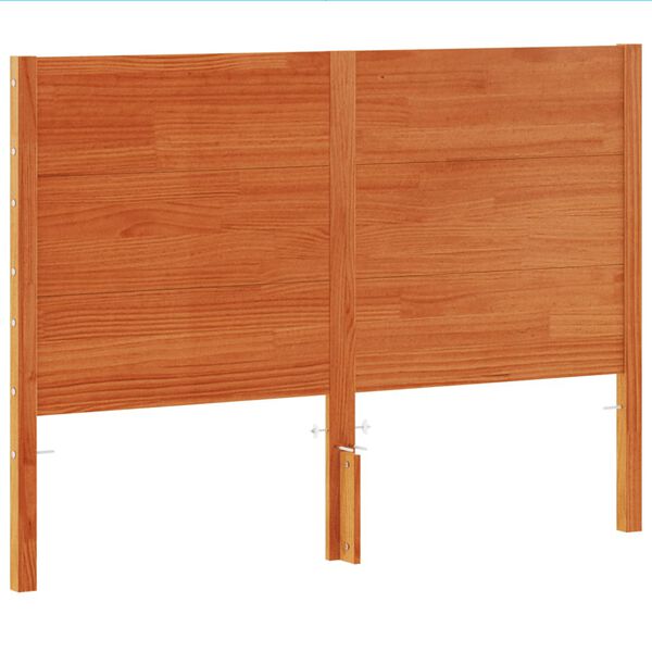 vidaXL Headboard Wax Brown 160 cm Solid Wood Pine