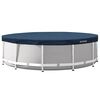 INTEX Pool Cover INTEX &Oslash;366 x 20 cm Round PVC Dark Blue and Grey