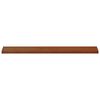 vidaXL Window Sill Brown Wood 120 x 25 x 4.5 cm PVC