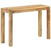 vidaXL Console Table | Brown | Rough mango wood | 110 cm x 35 cm x 76 cm