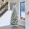 vidaXL Artificial Christmas Tree with 300 LEDs with Stand White 240 cm