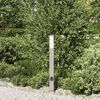 vidaXL Bollard Light with Outlet 80 cm Stainless Steel IP44