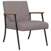 vidaXL Armchair Taupe 59 x 75 x 78 cm Fabric